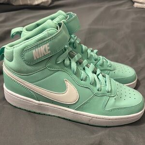 Nike Mint Green High-Top Sneakers